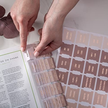 Beautifully Designed Laminated Bible Tabs for Easy Study