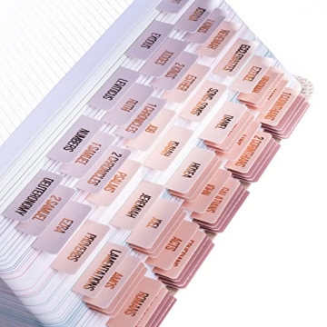 Beautifully Designed Laminated Bible Tabs for Easy Study