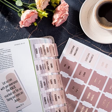 Beautifully Designed Laminated Bible Tabs for Easy Study