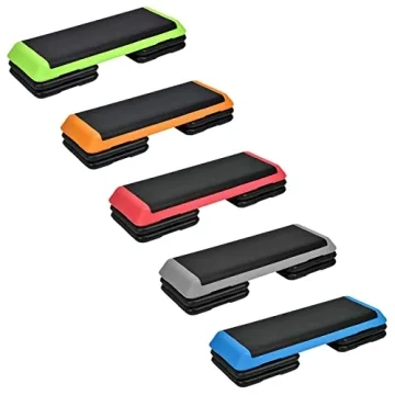 GYMAX Adjustable Step Platform - Ideal for Cardio Fitness
