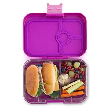 Yumbox Panino Leakproof Bento Lunch Box Container for Kids and Adults (Bijoux Purple)