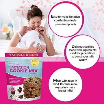 Chocolate Chip Lactation Cookies Mix for Breastfeeding Moms
