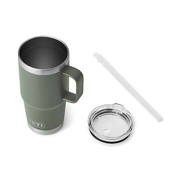 YETI Rambler 26 oz Tumbler with Handle and Straw Lid