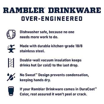 YETI Rambler 26 oz Tumbler with Handle and Straw Lid