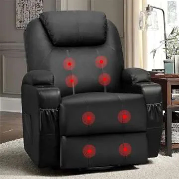 Flamaker Power Lift Recliner with Massage & Comfort