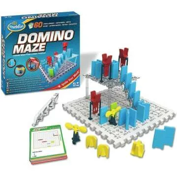 ThinkFun Domino Maze Logic Game for Kids Ages 8+