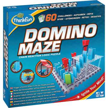 ThinkFun Domino Maze Logic Game for Kids Ages 8+