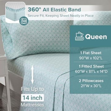 Comfort Spaces Flannel King Size Sheets for Warmth