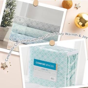 Comfort Spaces Flannel King Size Sheets for Warmth