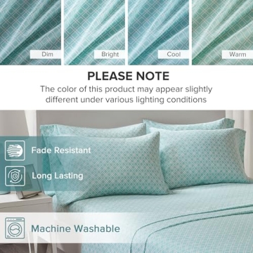 Comfort Spaces Flannel King Size Sheets for Warmth