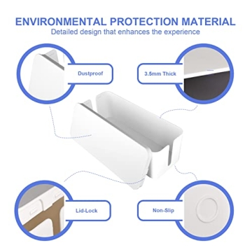 Chouky Cable Organizer Box Set - Neat & Stylish Storage Solution