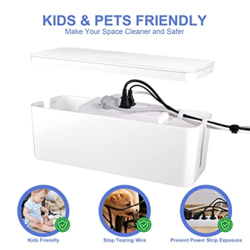 Chouky Cable Organizer Box Set - Neat & Stylish Storage Solution