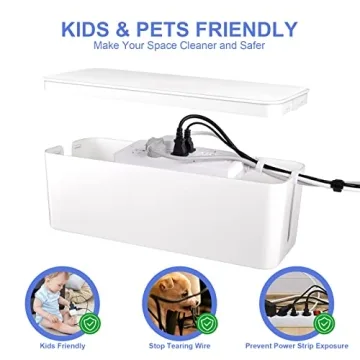 Chouky Cable Organizer Box Set - Neat & Stylish Storage Solution