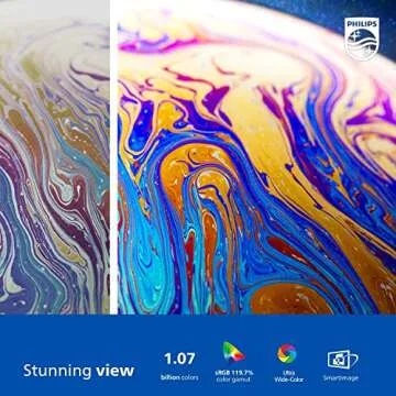 Philips 288E2E 28" Frameless Monitor, 4K UHD 3840x2160 IPS, 120% sRGB, FreeSync, Height Adjustable, VESA, 4Yr Advance Replacement