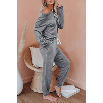 AUTOMET Women's 2 Piece Pajama Sets for Cozy Chic Style