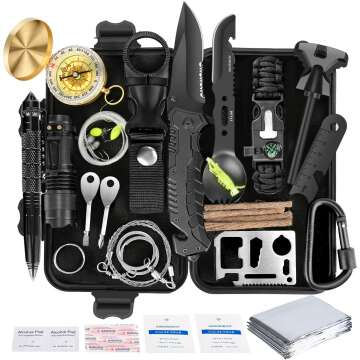 35 in 1 Survival Kit for Camping and Adventures