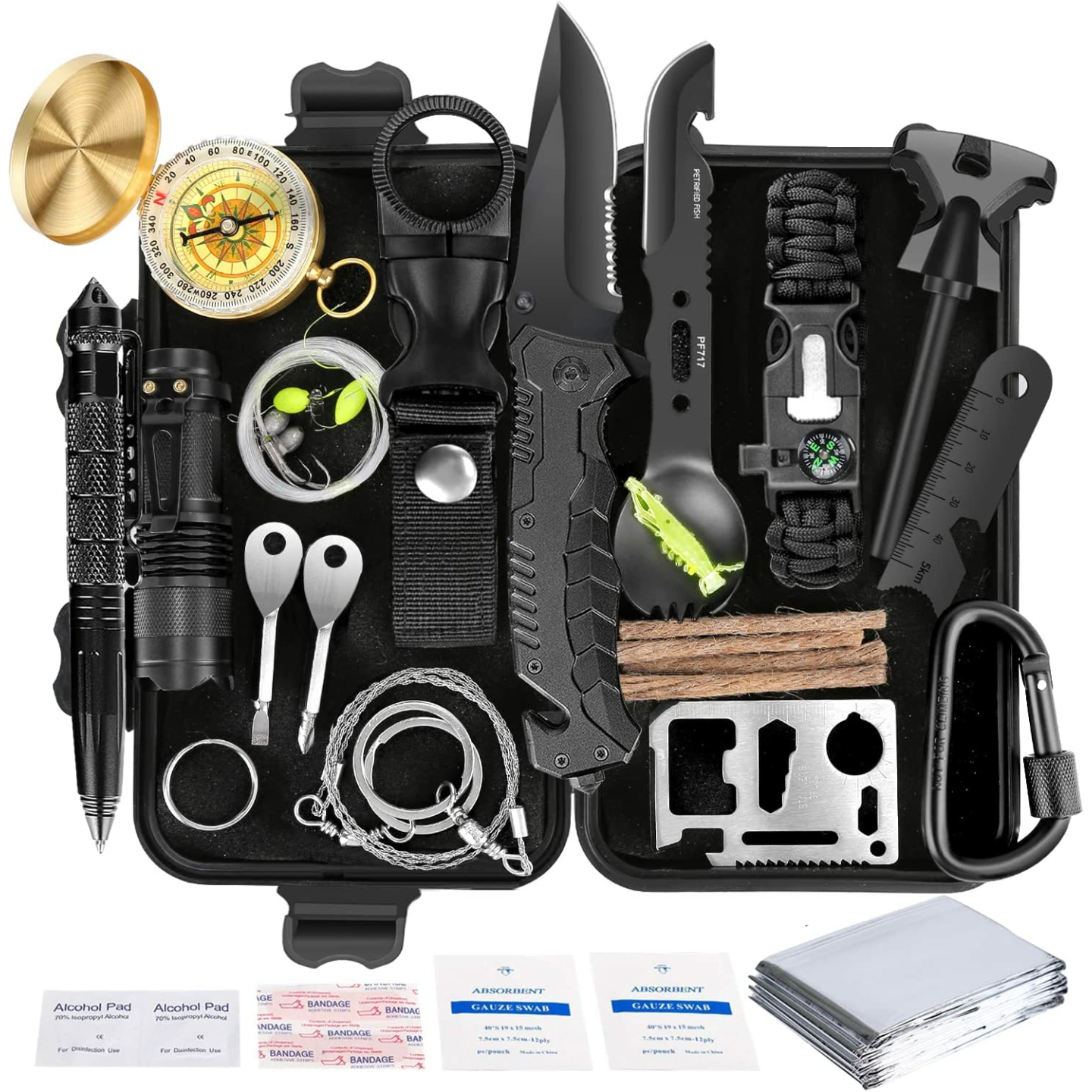 35 in 1 Survival Kit for Camping and Adventures