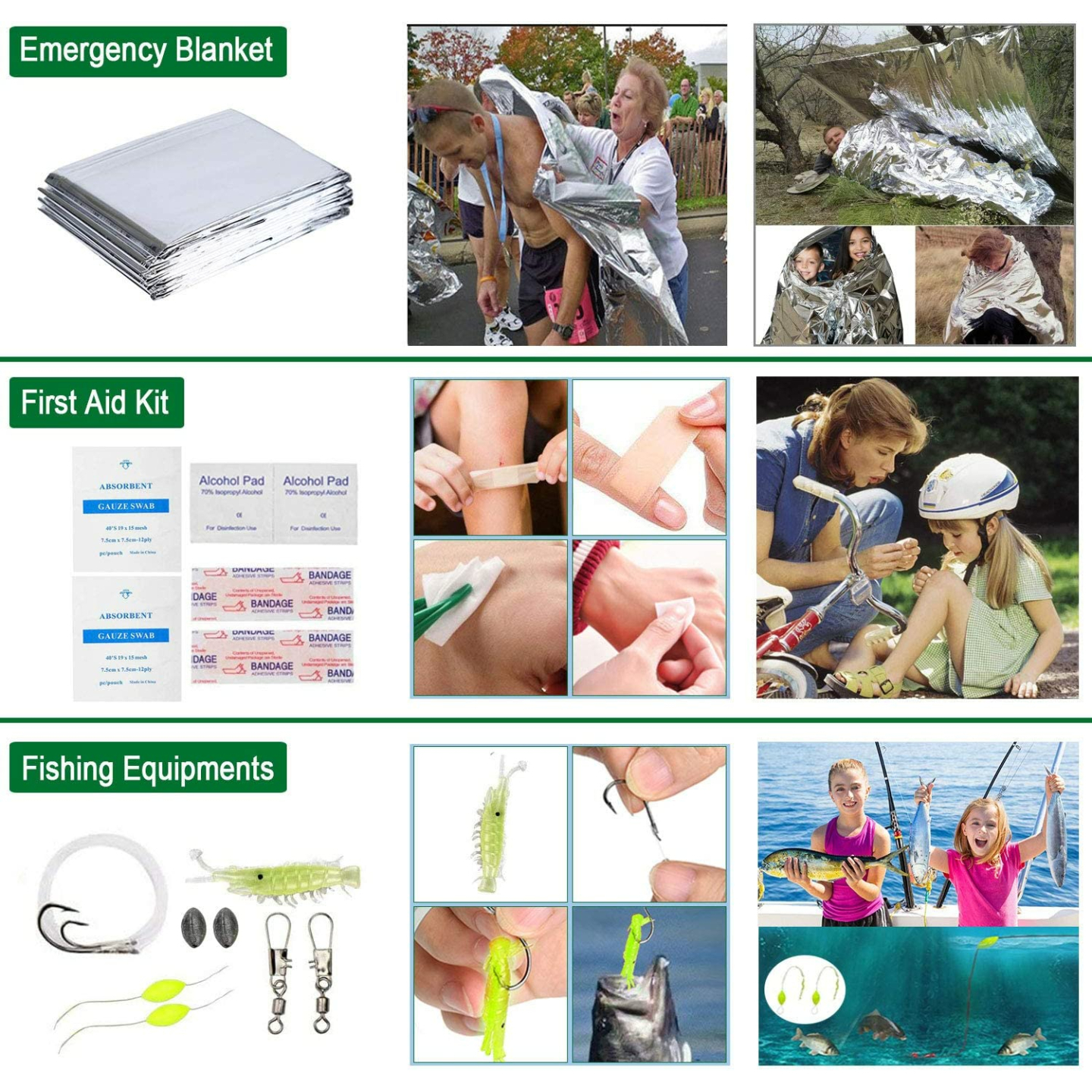 35 in 1 Survival Kit for Camping and Adventures