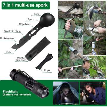 35 in 1 Survival Kit for Camping and Adventures