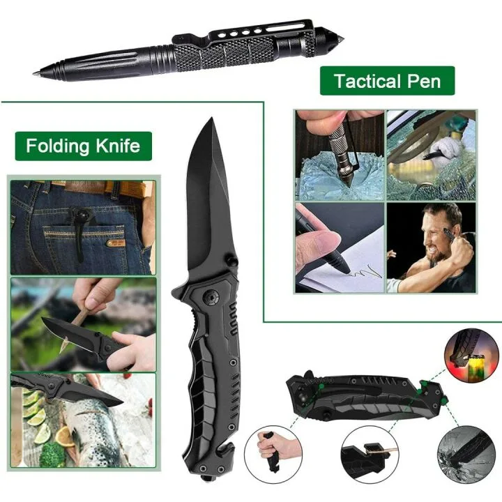 35 in 1 Survival Kit for Camping and Adventures