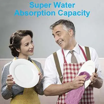 Small Reusable Cleaning Cloths - Super Absorbent & Versatile