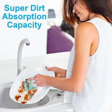 Small Reusable Cleaning Cloths - Super Absorbent & Versatile