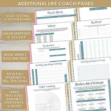 bloom daily planners 2024 (8.5" x 11") Calendar Year Day Planner (January 2024 - December 2024) - Weekly/Monthly Dated Agenda Organizer with Tabs - Creating a Life I Love