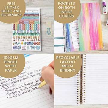 bloom daily planners 2024 (8.5" x 11") Calendar Year Day Planner (January 2024 - December 2024) - Weekly/Monthly Dated Agenda Organizer with Tabs - Creating a Life I Love