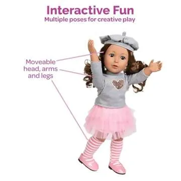 ADORA Amazing Girls 18” Fashion Doll with Styled Features