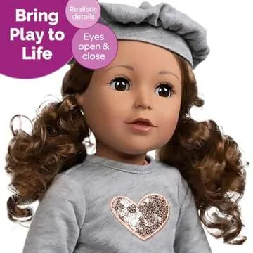ADORA Amazing Girls 18” Fashion Doll with Styled Features