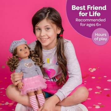 ADORA Amazing Girls 18” Fashion Doll with Styled Features