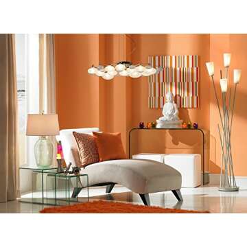 Lava Lite 21250400US2125 Lava The Original Silver Base Lamp with Yellow Wax in Purple Liquid, 14.5", Yellow/Purple