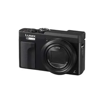 Panasonic LUMIX DC-ZS70K, 20.3 Megapixel, 4K Digital Camera, Touch Enabled 3-Inch 180 Degree Flip-front Display, 30X LEICA DC VARIO-ELMAR Lens, WiFi (Black)
