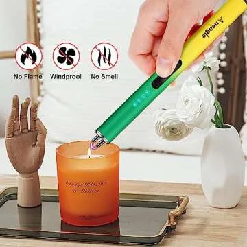 Aneagle Electric Candle Lighter USB Rechargeable Windproof