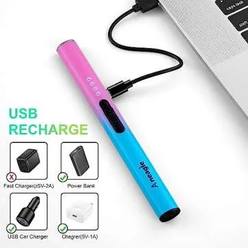 Aneagle Electric Candle Lighter USB Rechargeable Windproof