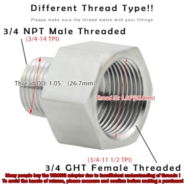 Durable Beduan Garden Hose Adapter for all Plumbing Needs