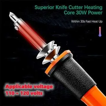 Electric Hot Knife Cutter Tool Kit with 16 Blades