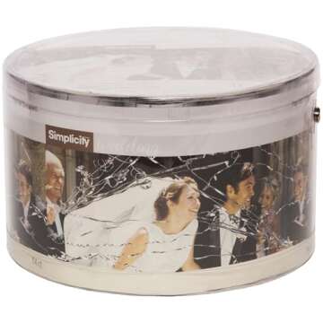 Simplicity 5073740001 No-Mess Pop Out Wedding Send Off Streamer Tubes, Silver, 4.2"H, 14pcs