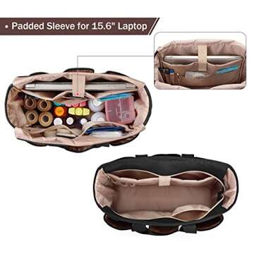 Fasrom Nurse Tote Bag for Work Nurses, Clinical Bag for Nursing Students and Home Health Care Staff,...