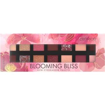 Catrice | Blooming Bliss Slim Eyeshadow Palette | 14 Highly-Pigmented Matte, Shimmer, & Metallic Sha...