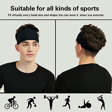 Pilamor 5 Pack Sports Headbands - Perfect for Workouts