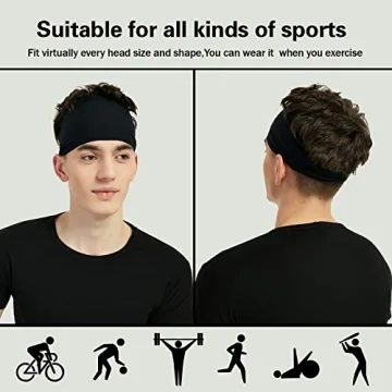 Pilamor 5 Pack Sports Headbands - Perfect for Workouts