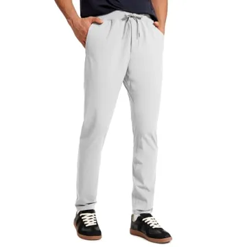 CRZ YOGA Men’s 4-Way Stretch Joggers – Perfect for Workout and Everyday Wear