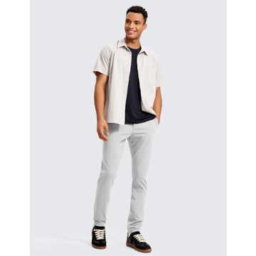 CRZ YOGA Men's 4-Way Stretch Joggers for Workouts