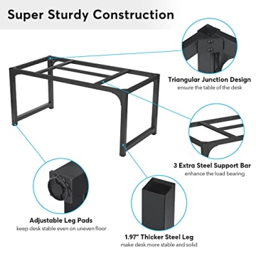 Stylish Tribesigns Modern Computer Desk for Every Workspace