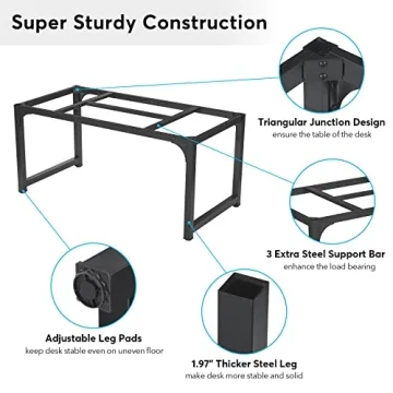 Stylish Tribesigns Modern Computer Desk for Every Workspace