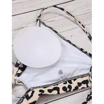 BMJL Women's Cheetah High Cut Bikini Set | Stylish Swimwear