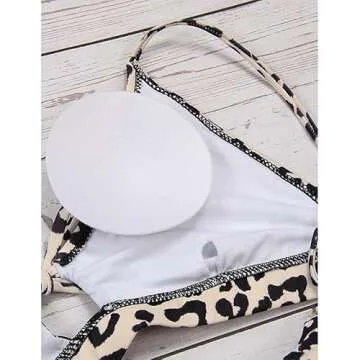 BMJL Women's Cheetah High Cut Bikini Set | Stylish Swimwear