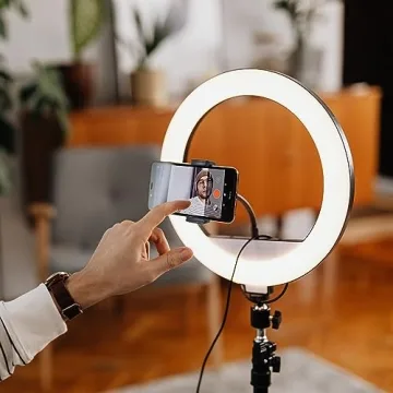 Universal Phone Holder for Ring Light and Tripods