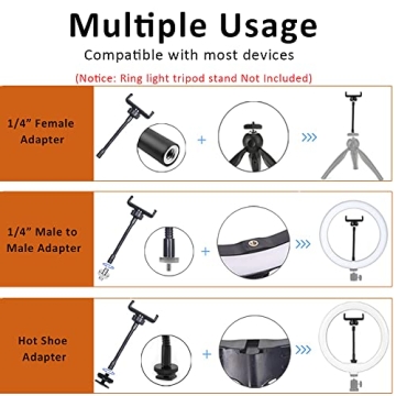 Universal Phone Holder for Ring Light and Tripods